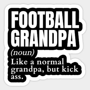 football grandpa Sticker